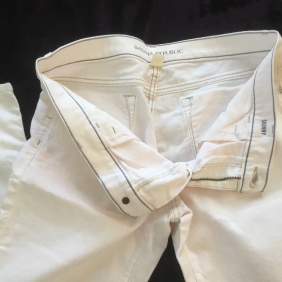 Banana rRepublic pale blush pink skinny leg jeans - Picture 3 of 9